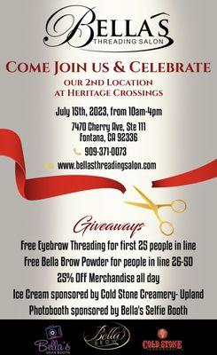 Join us for Our Grand Opening July 15th!