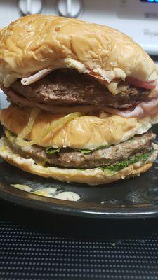 Double stack burger