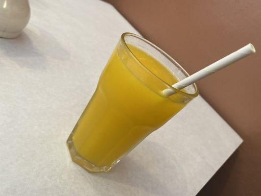 Fresh orange juice