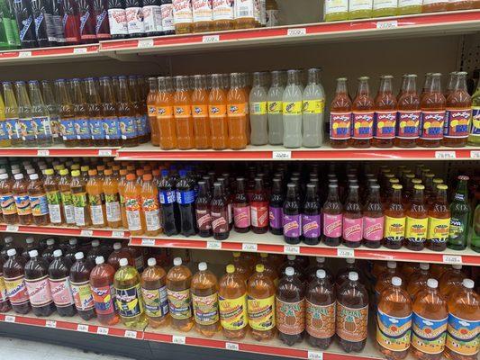 Spanish and international sodas