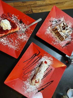 Three of the best desserts