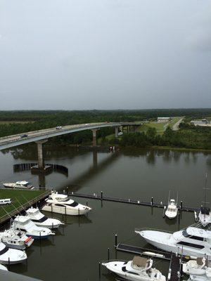 View from south side of bridge