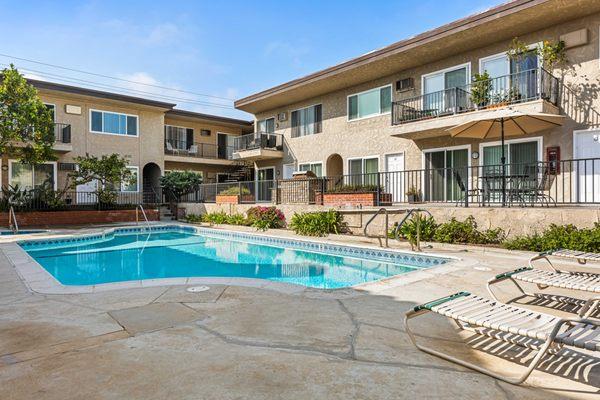 Large swimming pool