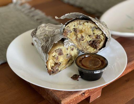 Carne Asada Breakfast Burrito!