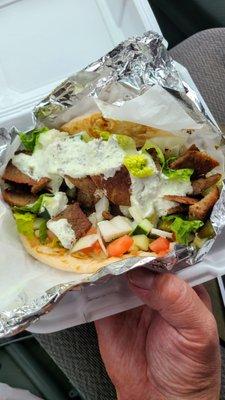 Great Gyro Meat Sandwich