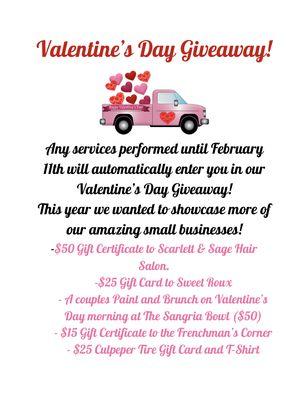 Valentine's Day Giveaway