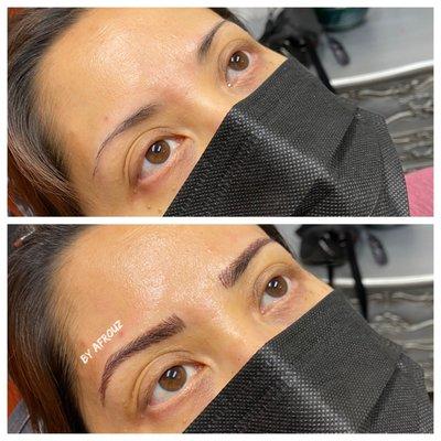 Microblading  eyebrows