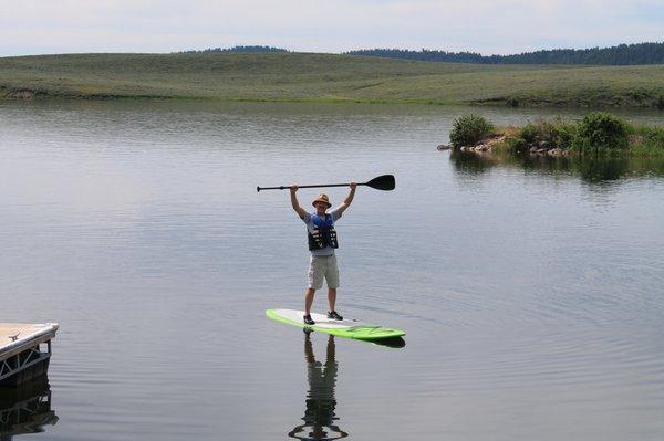 SUP- stand up paddle boards available for rent.