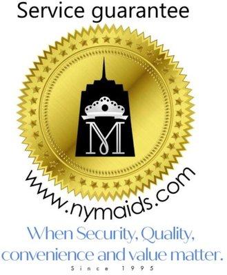 New York Maids Service Guarantee