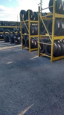 Rows and rows of tires