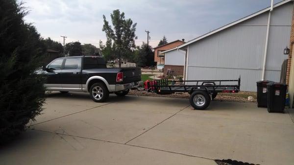 My brand new customized trailer courtesy of jayhawk trailers thanks guys