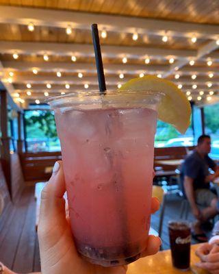 Blueberry lemonade cocktail