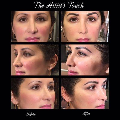 3D Hairstroke Eyebrows at The Artist's Touch, La Jolla