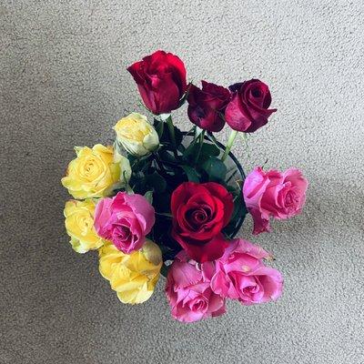 Dozen roses  $15