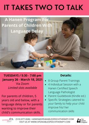 Parent Training for Language Delays