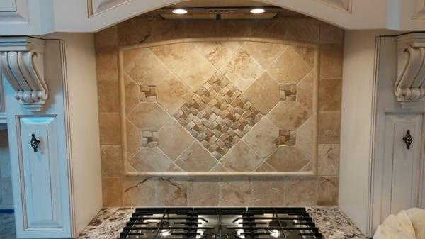 Custom backsplash