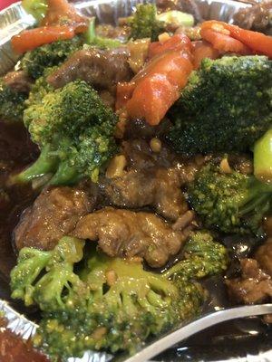 Beef with broccoli