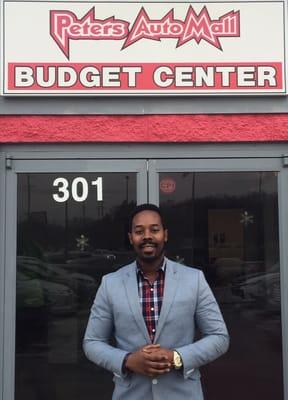 Meet our wonderful salesman Stephon Donnell at Budget Center!