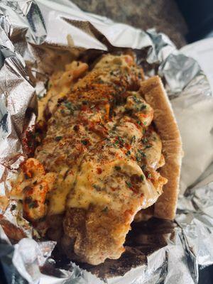 Seafood Stuffed Fish Sandwich