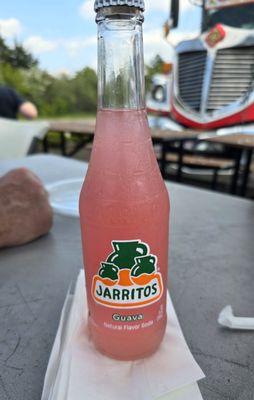 Jarritos Guava soda. Very good flavor.