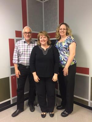 Dr. Newman with midwives Janelle and Amanda