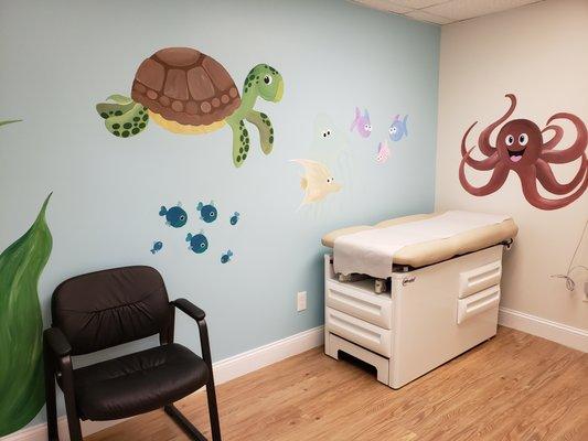 Pediatric examination room