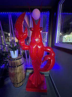 Lobster statue