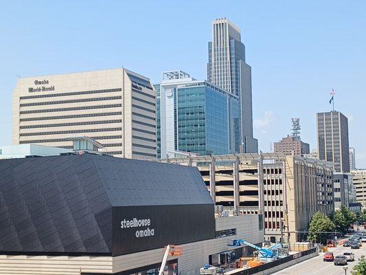 Beautiful view of downtown Omaha Capital District!