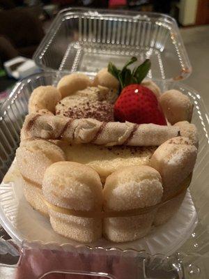 Tiramisu. Cute and delicious