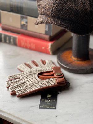 Dent's leather driving gloves made in England since 1777