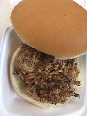 Pulled pork sandwich!