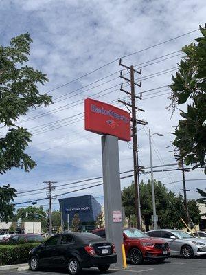 Signage along Nordhoff