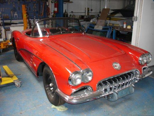 1959 Chevrolet Corvette fully restored at Jerome's Auto Collision