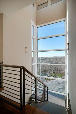 Milgard Ultra fiberglass windows in Flower Mound, TX.