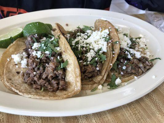 Steak tacos