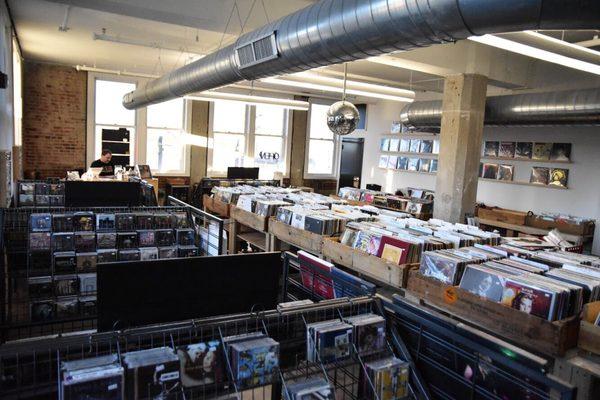 Tons of vinyl, CDs and cassettes