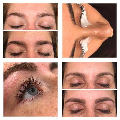 Before and After Brows - Lash Lifts