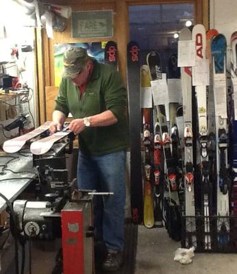 All rental skis in Breckenridge are tuned daily