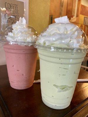 05.14.22 Strawberry Banana Smoothie and Avocado Smoothie