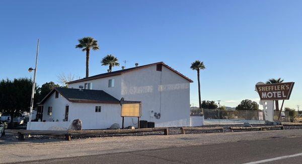 Motel from Hwy