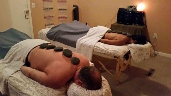 Hot Stone Massage.