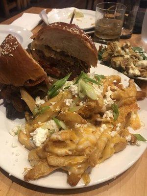 The Bear with garlic/cheese fries