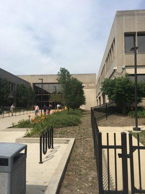 Entrance of the court building