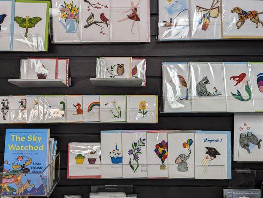 Our featured greeting card line, Iconic Quilling, designed by a Minneapolis artist.