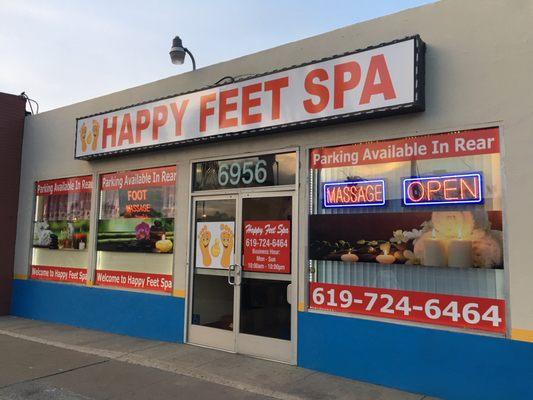 Happy Feet Spa officially opened on 2/2/2017.