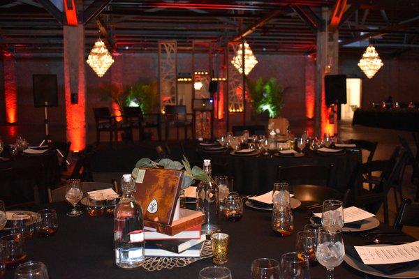 Stunning and sultry corporate event spaces for clients and brands and companies!