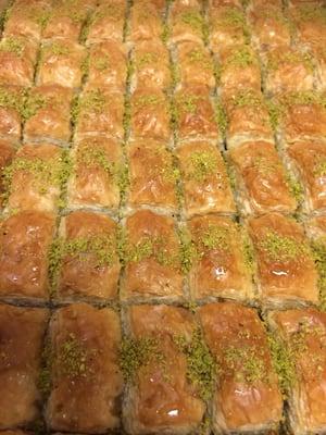 Turkish baklava fresh and sweet hand made