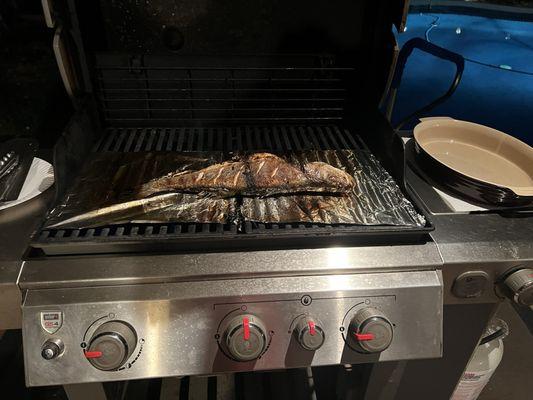 Grilled Branzino. Tastes even better than it looks.