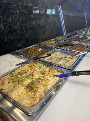 Lots of options! The biryani stands out