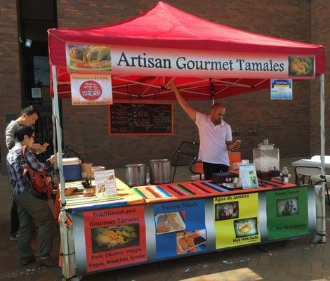 Vendors at the Capitol Hill farmers market